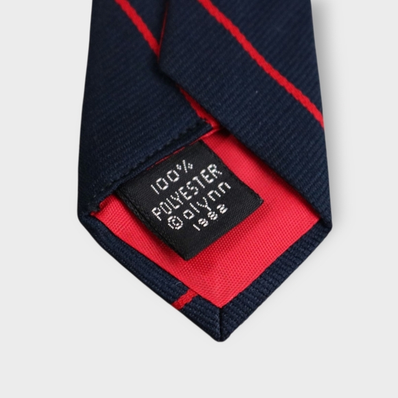 ALYNN Men's Classic Necktie Designer Animal Elephant Blue/Red EUC 55in Tie - Picture 5 of 6